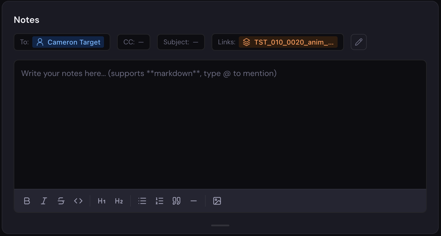 DNA user interface
